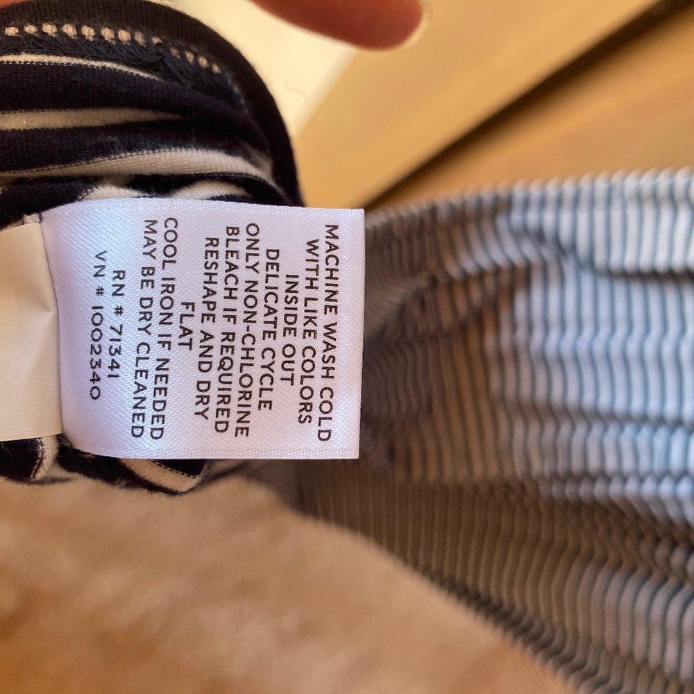 LL Bean striped cotton maxi - Picture 5 of 11